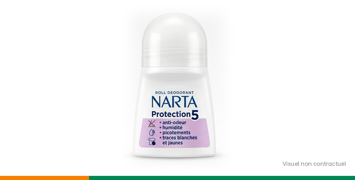 Déodorant NARTA Protection 5 50 ml, visuel non contractuel